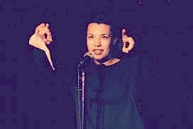 performing poetry at Chill Pill performing poetry at Chill Pill