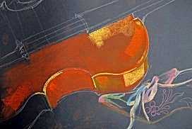 drawing of a violin drawing of a violin