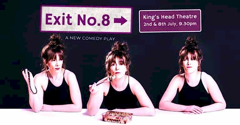 Exit Number 8 - original production poster Exit Number 8 play - original production poster