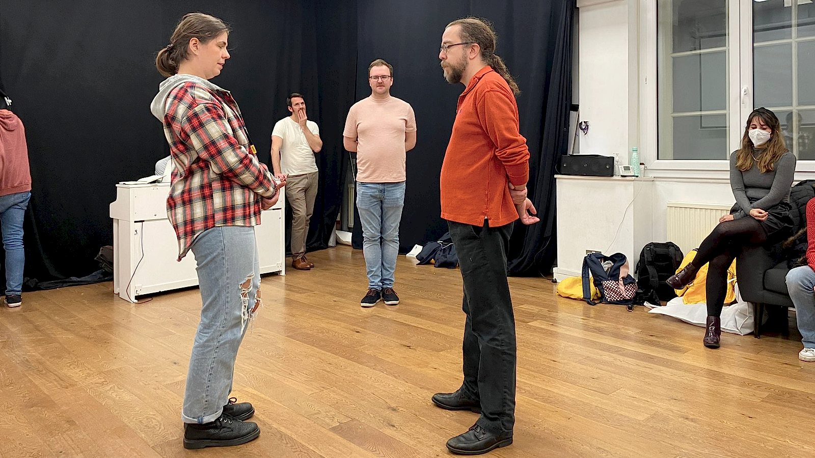 musical theatre company rehearsal musical theatre company rehearsal