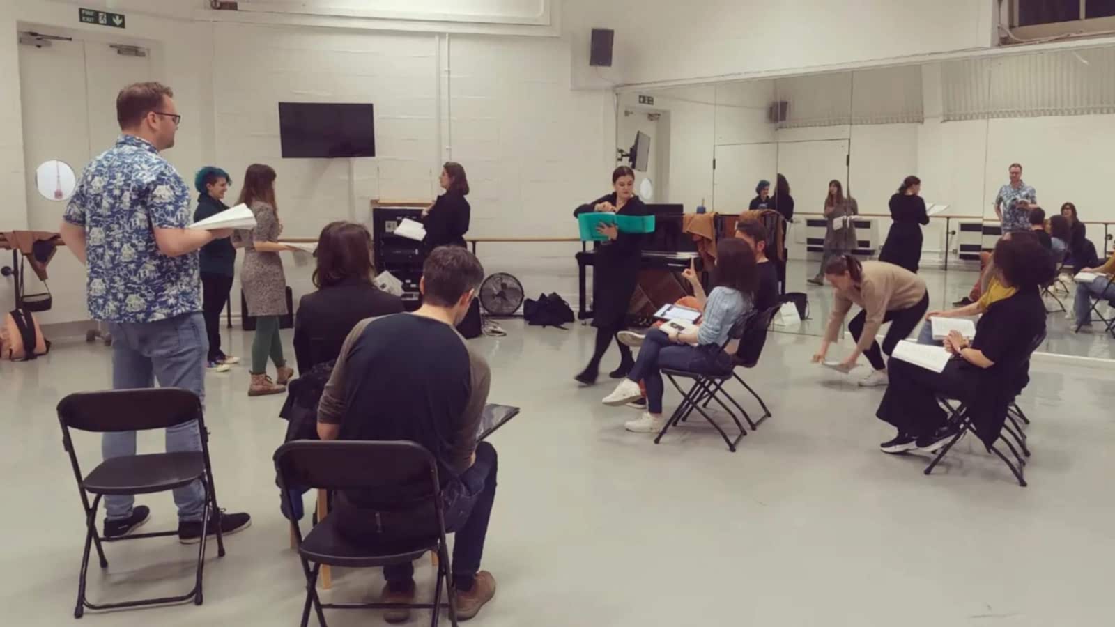 musical theatre company selfie read through musical theatre company selfie read through